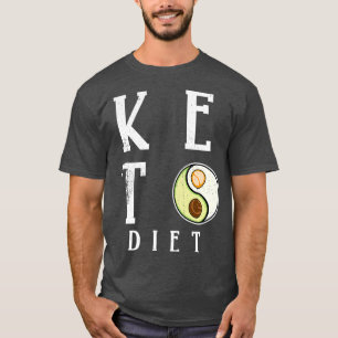 Camiseta Yang de ovo abacado da dieta Keto