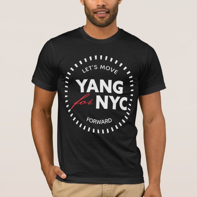 Camiseta Yang for NYC Vamos Mover para frente 46 pontos pre (Frente)