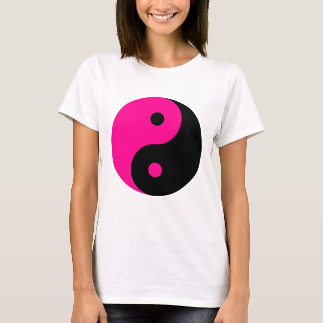 Camiseta yang rosa-preto (Frente)