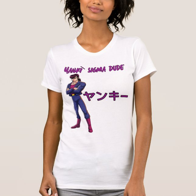 Camiseta Yankī Sigma Dude  (Frente)