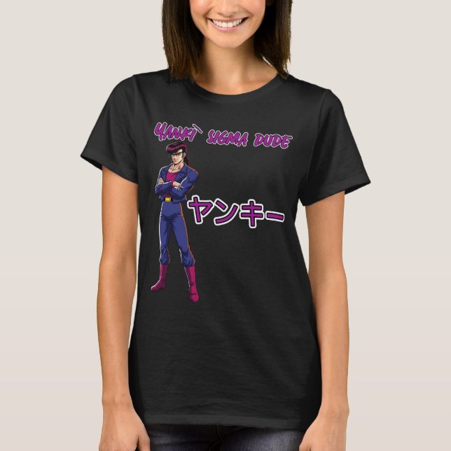Camiseta Yankī Sigma Dude  (Frente)