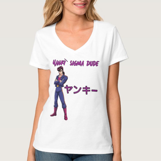 Camiseta Yankī Sigma Dude  (Frente)