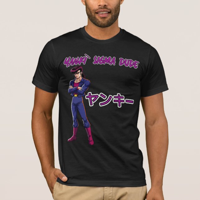 Camiseta Yankī Sigma Dude  (Frente)