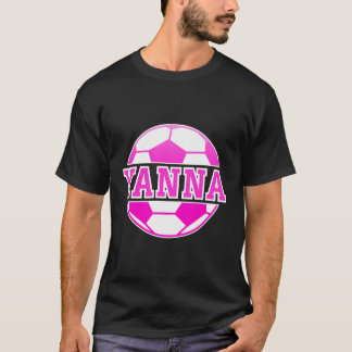 Camiseta Yanna Name Girls Soccer Play Futebol Sports Fan B
