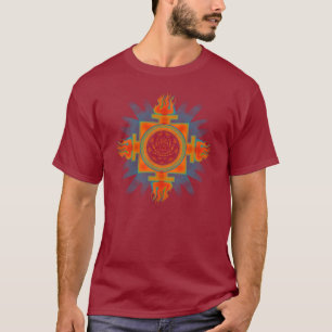 Camiseta Yantra do Fogo-Lotus-Olho