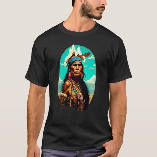 Camiseta Yaqui Nation Native American Yaqui Mulher Indigeno (Frente)