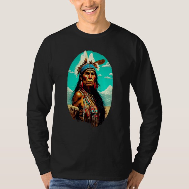 Camiseta Yaqui Nation Native American Yaqui Woman Indigenou (Frente)