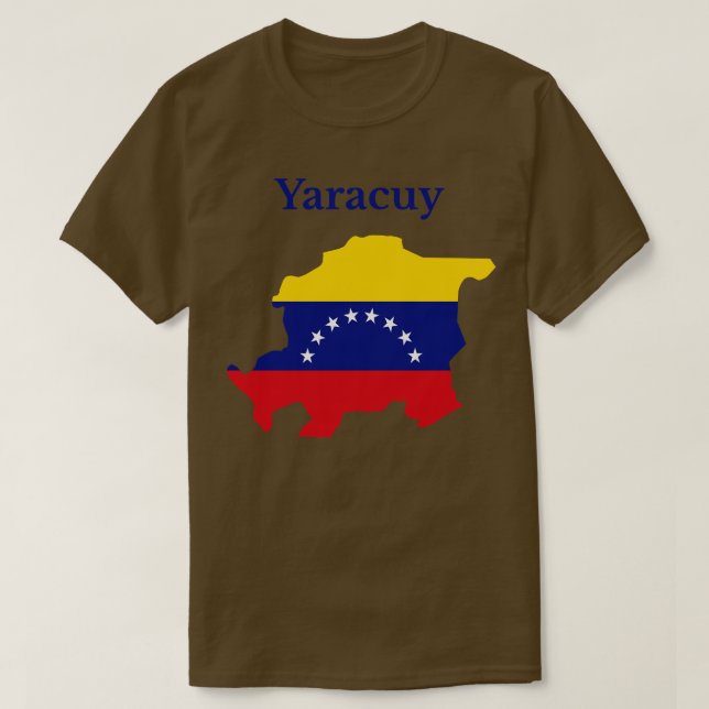 Camiseta Yaracuy State Venezuela (Frente do Design)