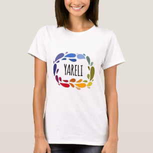 Camiseta Yareli Nome Bonito Presente Colorido Chamado Yarel