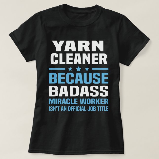 Camiseta Yarn Cleaner (Frente do Design)