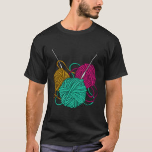 Camiseta Yarn Cross Hook Crochet Agulha Crochet Amor