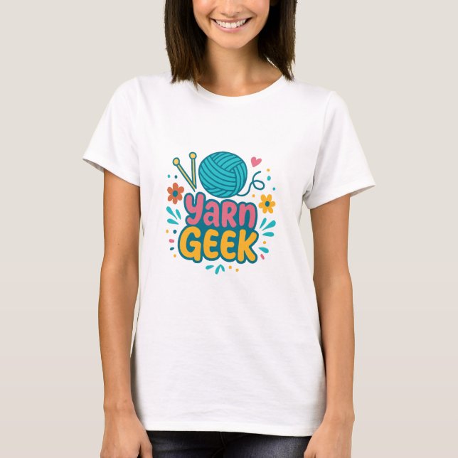 Camiseta Yarn Geek T-shirt (Frente)
