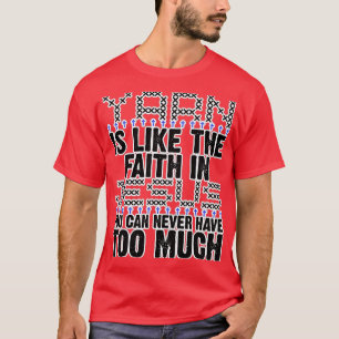 Camiseta Yarn Jesus Knitter Crocheter 1 Engraçado
