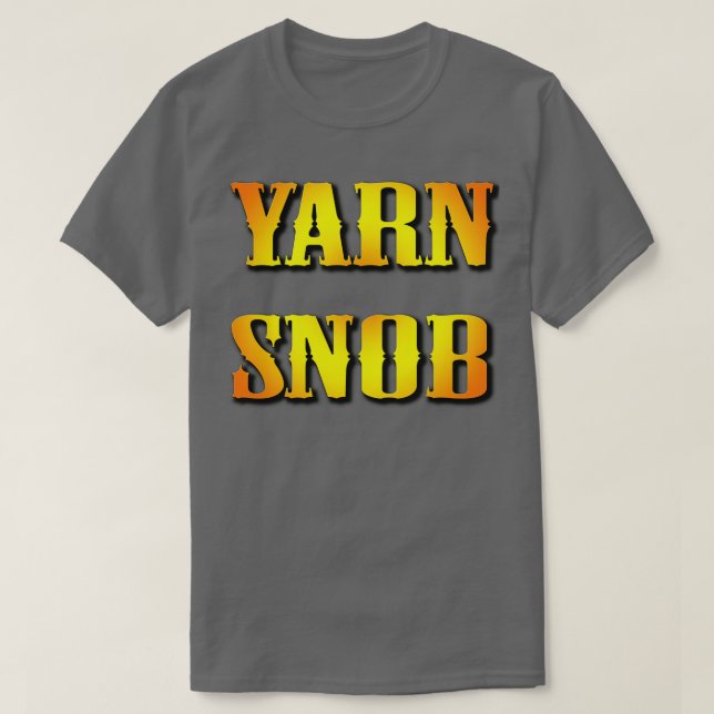 Camiseta YARN SNOBTSitera (Frente do Design)