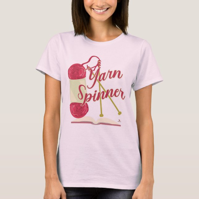 Camiseta Yarn Spinner Storyteller Diversão do Escritor (Frente)