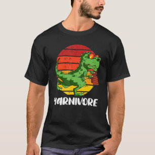 Camiseta Yarnivore Crochet Dinosaur Knitting Dino Crochetin
