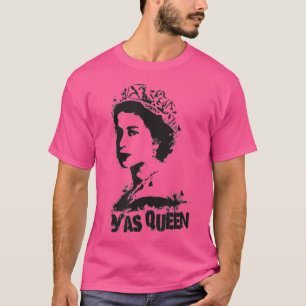 Camiseta YAS QUEEN da Inglaterra Homenageia o Reino Unido R