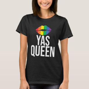 Camiseta Yas Queen Drag Queen Lgbtq Queer Gay Prid