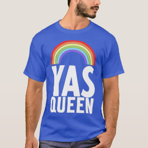 Camiseta Yas Queen - Engraçado LGBT Drag Queen Premium