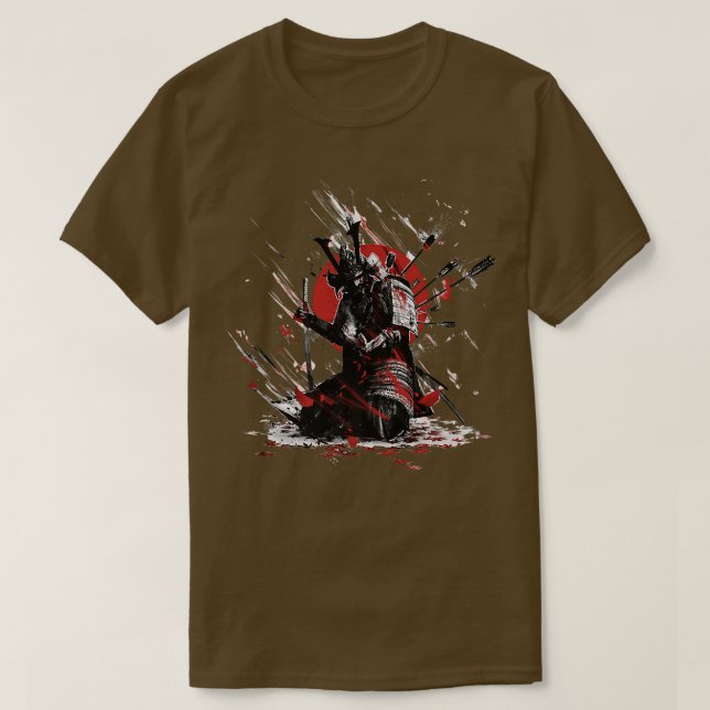 Camiseta Yasuke Black Japonês Samurai Bushido Warrior Japa (Frente do Design)