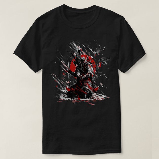 Camiseta Yasuke Black Japonês Samurai Bushido Warrior Japa (Frente do Design)