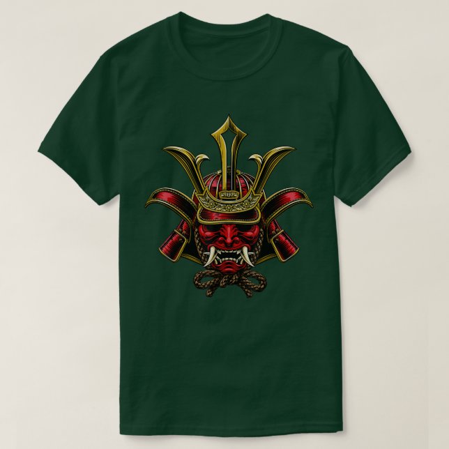 Camiseta Yasuke Black Japonês Samurai Bushido Warrior Kata (Frente do Design)