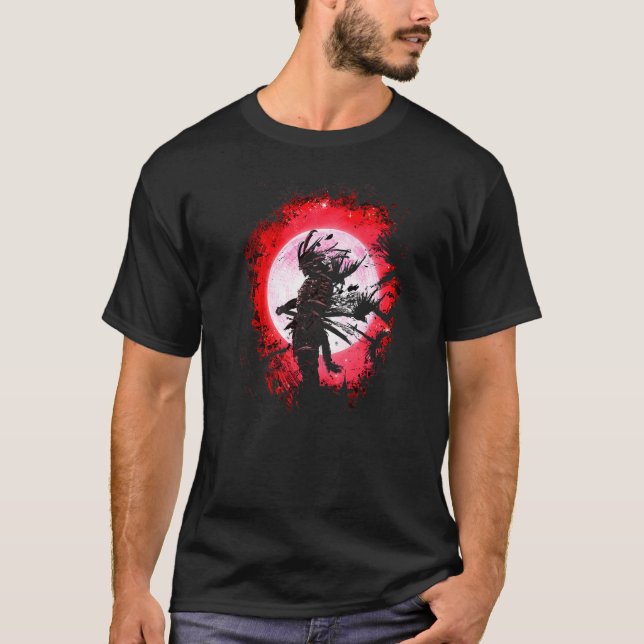 Camiseta Yasuke Black Japonês Samurai Bushido Warrior Kata (Frente)