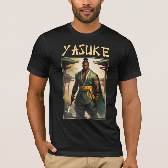 Camiseta Yasuke Martial Arts Samurai Art (Frente)