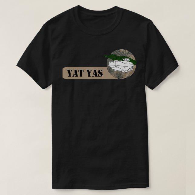 Camiseta YAT YAS Amtrack AAV Armor Veterano Militar (Frente do Design)