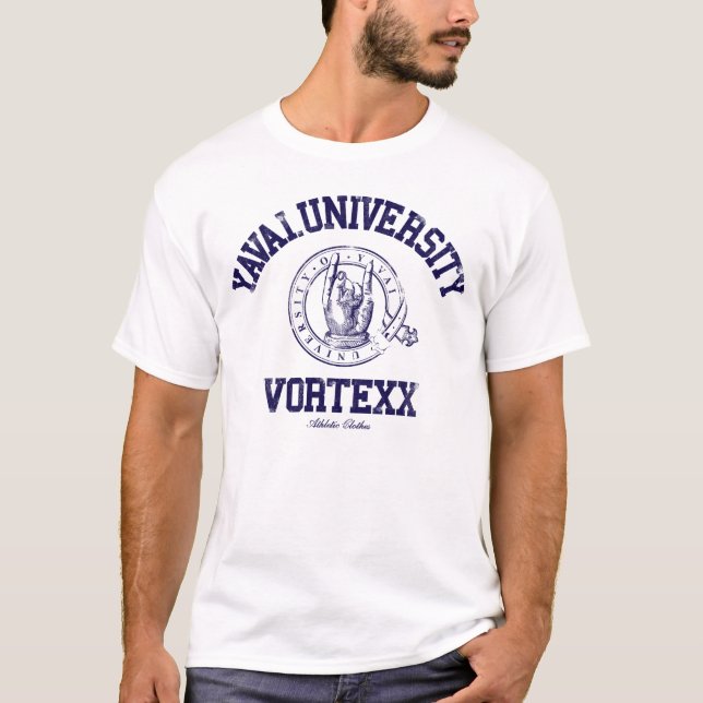 Camiseta Yavai University T-shirts navy (Frente)