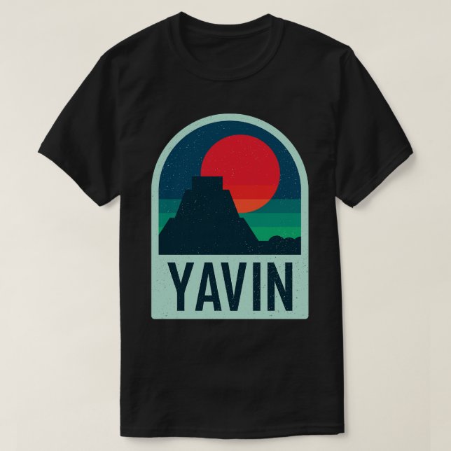 Camiseta Yavin Série Geométrica e Minimalista (Frente do Design)