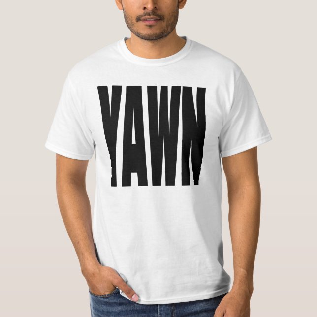 CAMISETA YAWN. (Frente)