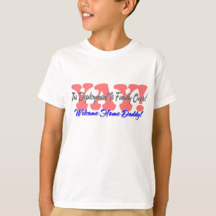 Camiseta YAY! Pai Home bem-vindo!