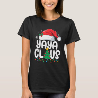 Camiseta Yaya Claus Matching Group Xmas Family Natal Pa