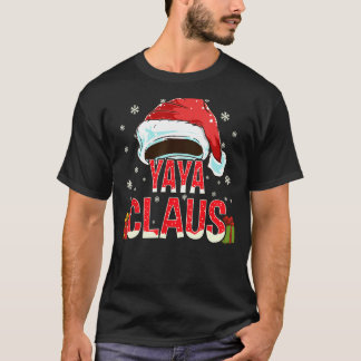 Camiseta Yaya Claus Shirt Group Oferece Família Corresponde