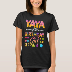 Camiseta Yaya Da Rosquinha De Birthday Girl A