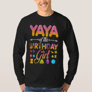 Camiseta Yaya Da Rosquinha De Birthday Girl A