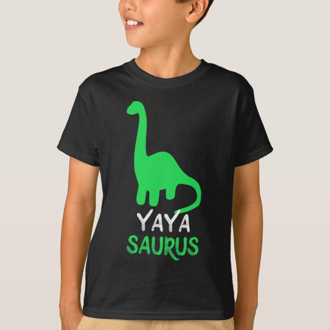 Camiseta Yaya-saurus Funny Dino Dinosaur Yayasaurus (Frente)