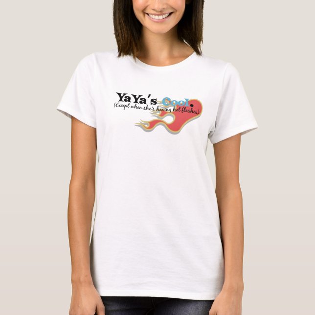 Camiseta YaYa tem flashes quentes (Frente)