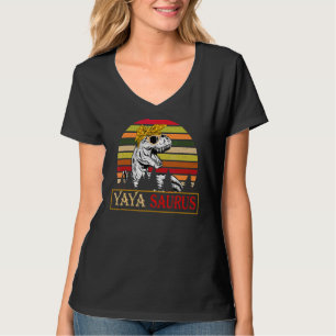Camiseta Yayasaurus Rex Dinosaur Yaya Saurus Familiares Mãe