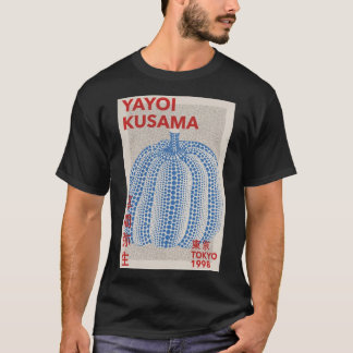 Camiseta Yayoi Kusama - Abstract Blue Pumpkin Poster