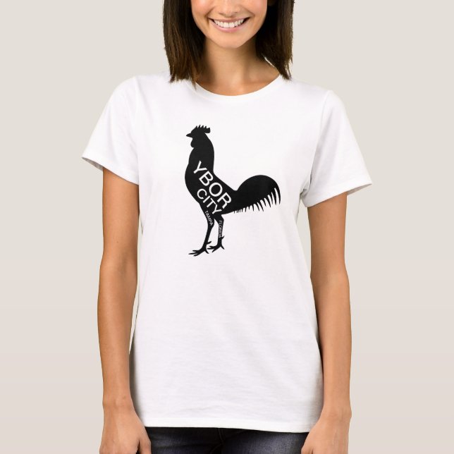 Camiseta Ybor City Rooster T-Shirt (Frente)