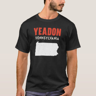 Camiseta Yeadon Pensilvânia EUA State America Viagem