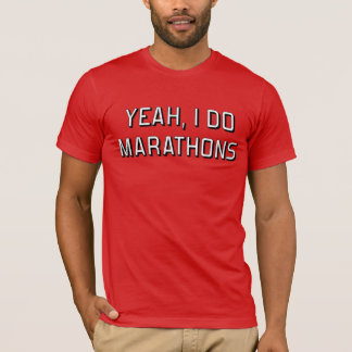 Camiseta Yeah, eu faço maratonas