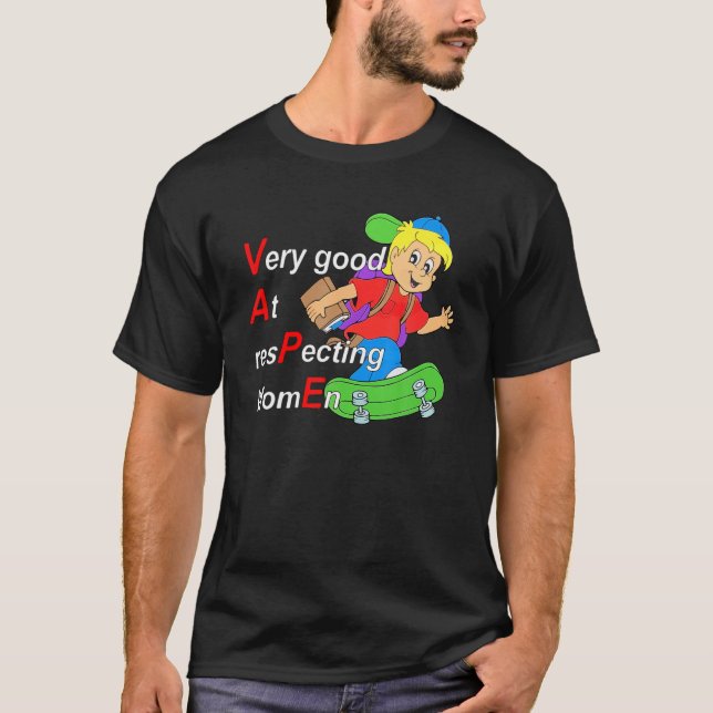 Camiseta Yeah I Vape Very Good At Respecting Women Funny Va (Frente)