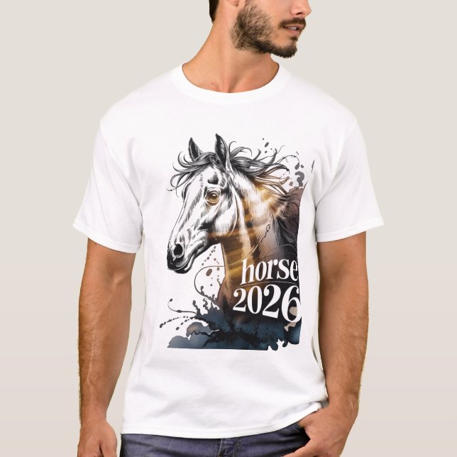 Camiseta Year of the Horse 2026 (Frente)
