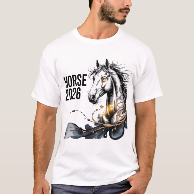 Camiseta Year of the Horse 2026 (Frente)