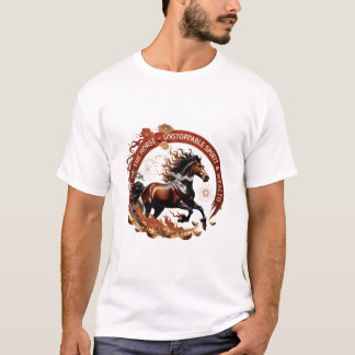 Camiseta Year of the Horse Flame, Lunar Zodiac Gift