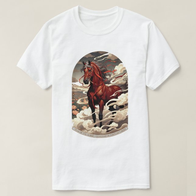 Camiseta Year of the Horse Guardian, Lunar New Year Gift (Frente do Design)