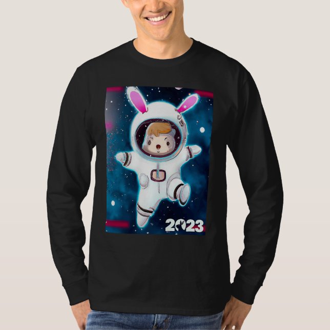 Camiseta Year Of The Rabbit 2023 Chinese New Year 2023 Boy  (Frente)